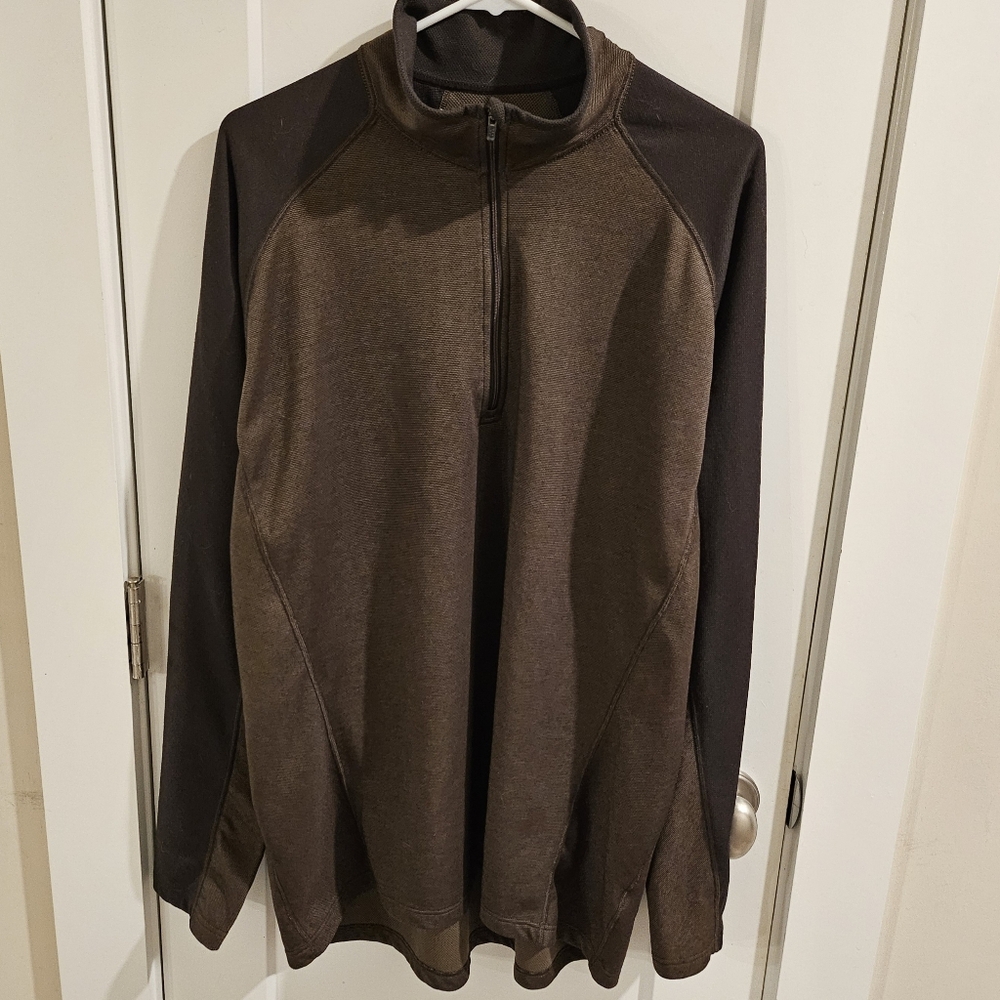 Patagonia Capilene 1/4 Zip Performance Baselayer Top - Brown - Size XXL